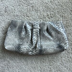 Stella & Dot snake print clutch
